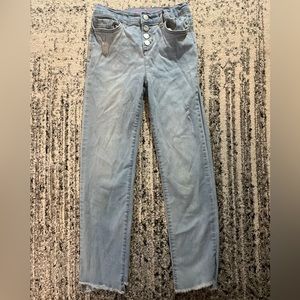 Girls The Children’s Place Straight Leg Light Wash Jeans